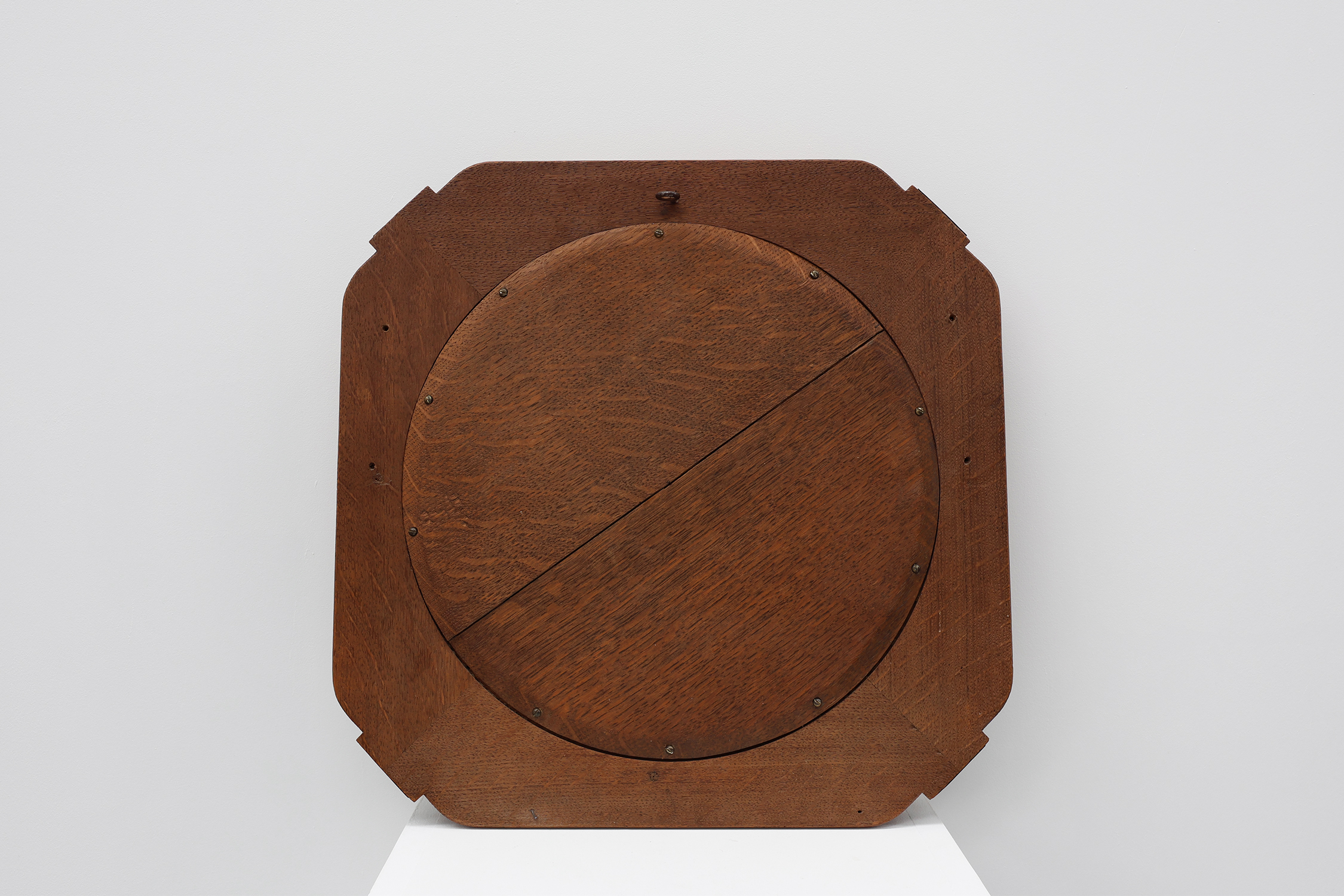 Art nouveau oak photo frame with copper decorations by Geo Verbanckthumbnail